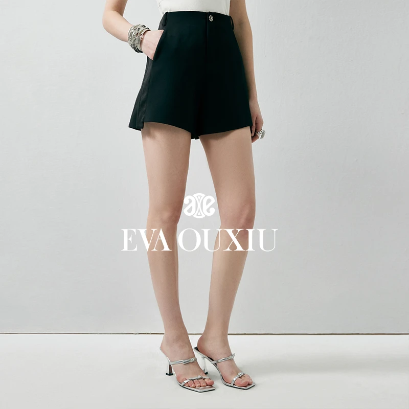 【达人专属】EVA OUXIU/伊华欧秀短裤E32AK0011