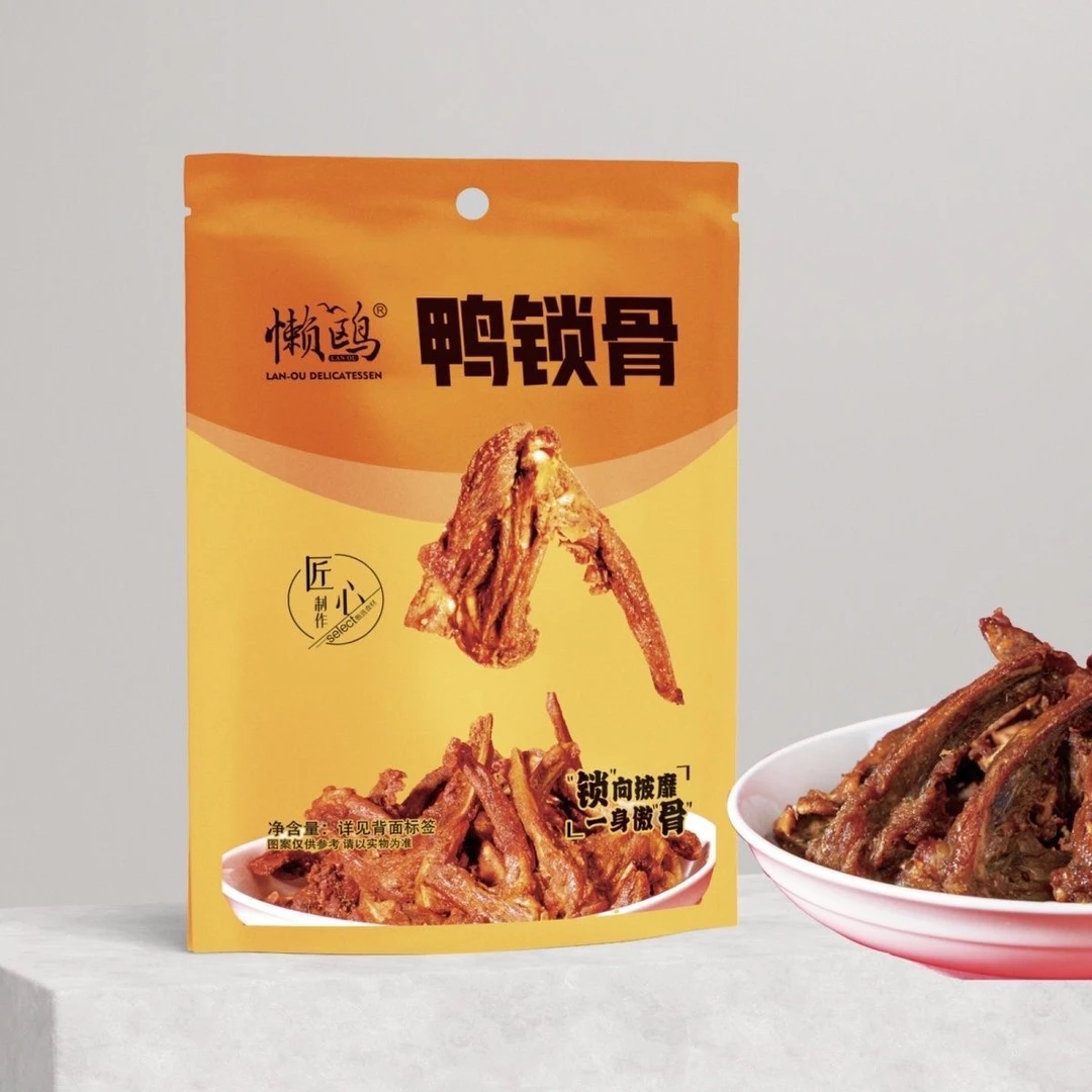 三明鸭锁骨风干鸭架即食麻辣味孜然味蒜香味青花椒福建特产