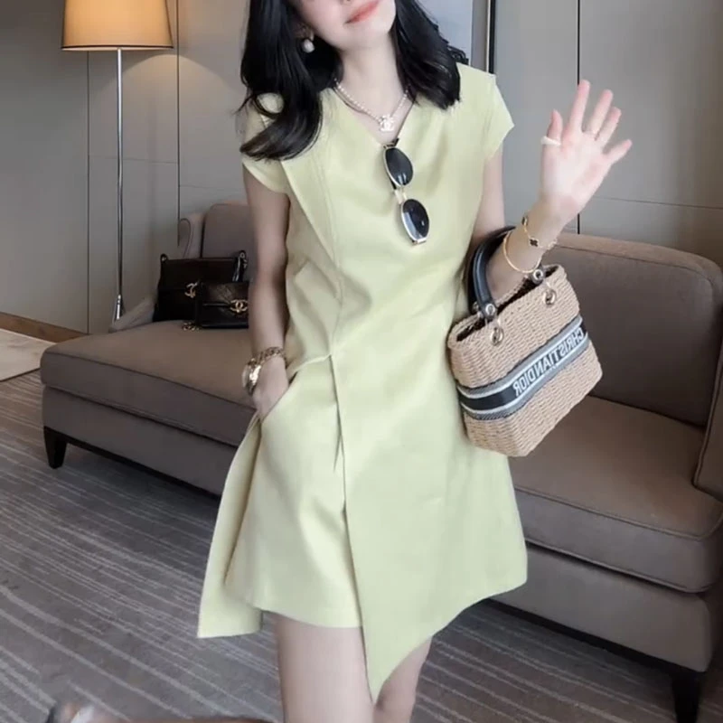 法式时尚套装女士2025夏季新款轻薄高级半袖短裙高腰阔腿裤短裤潮