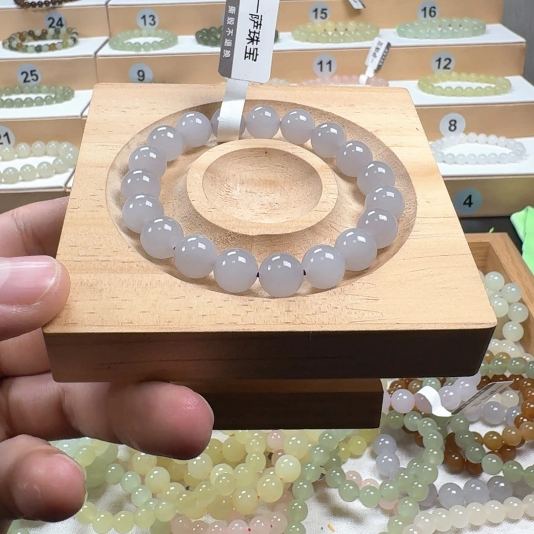 小***满和田玉未镶嵌手链