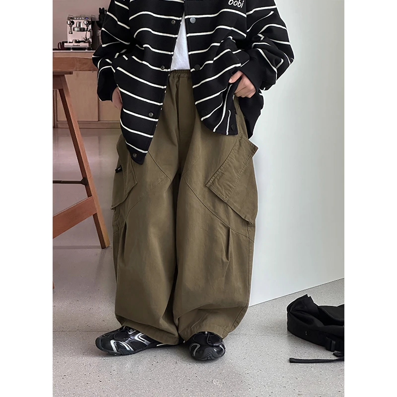 【现货】男童休闲裤韩版儿童裤子工装时尚中大童春秋长裤2025新款