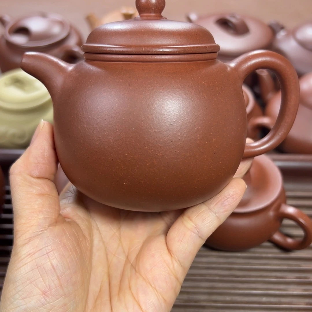 紫泥茶壶红皮龙 匏尊 260cc