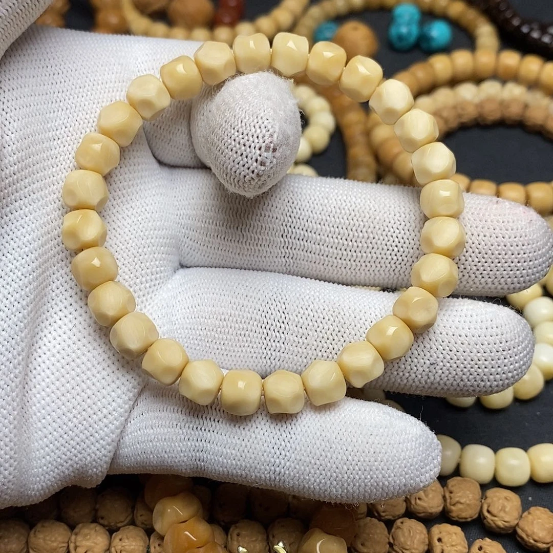 菩提根/象牙果手串［****］龙脊菩提手串无相原生态保真龙脊