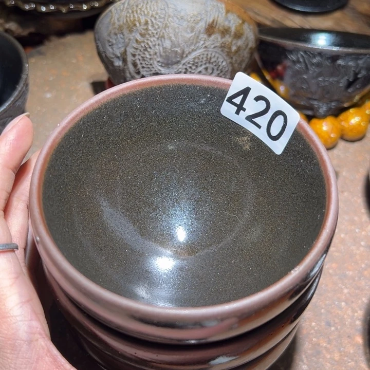 茶盏郑*420 知否建盏茶器3只