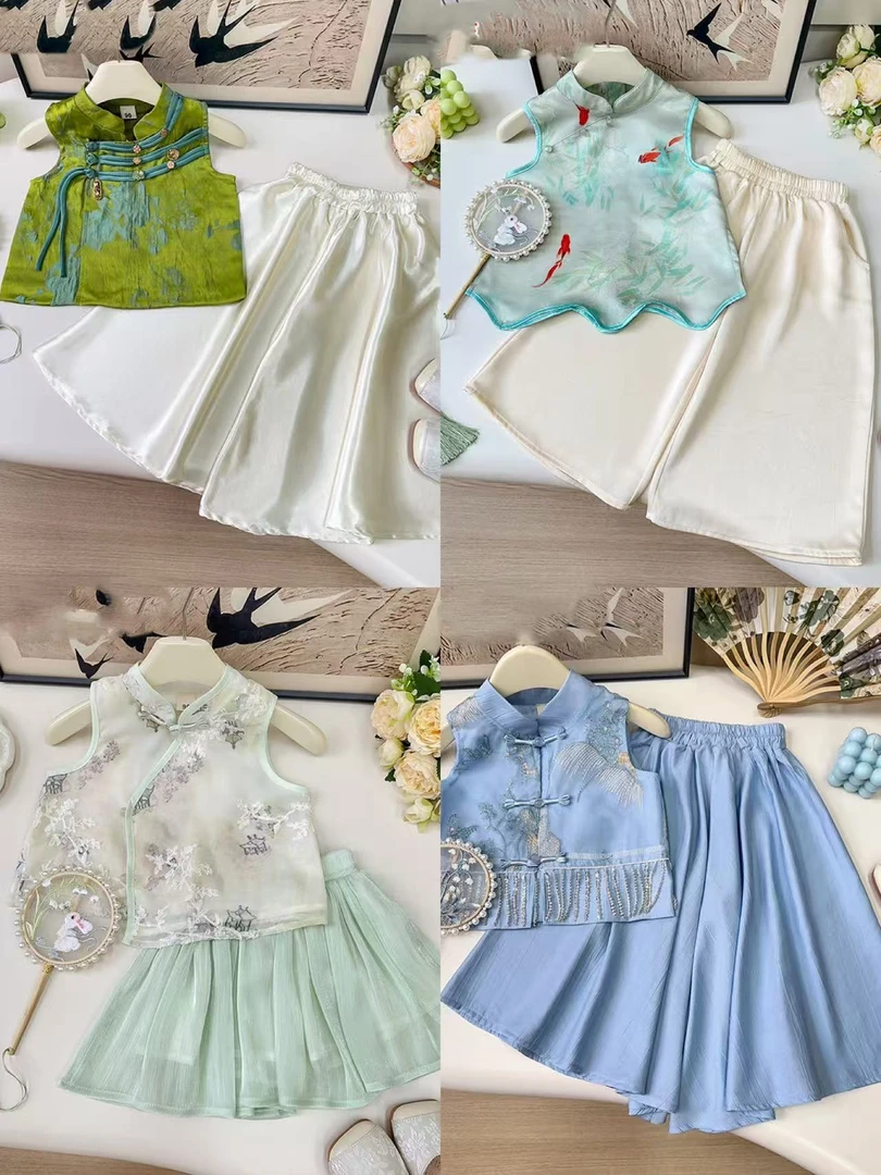 【D500-D599】 夏季爆款套装时尚内搭洋气时髦韩版裤女孩