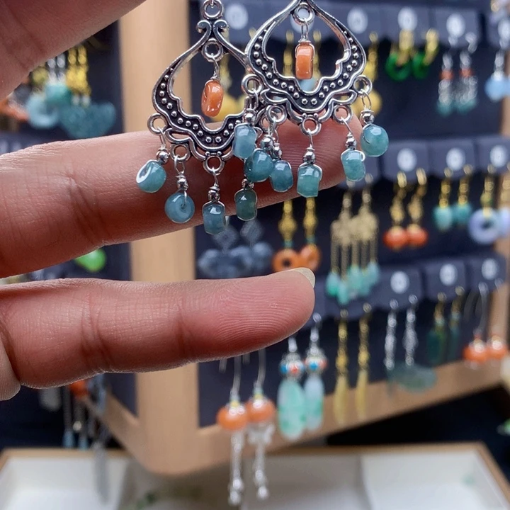 未镶嵌翡翠耳饰耳饰