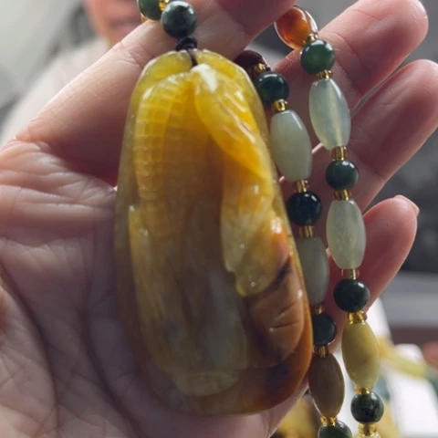 岫玉挂件未镶嵌挂件