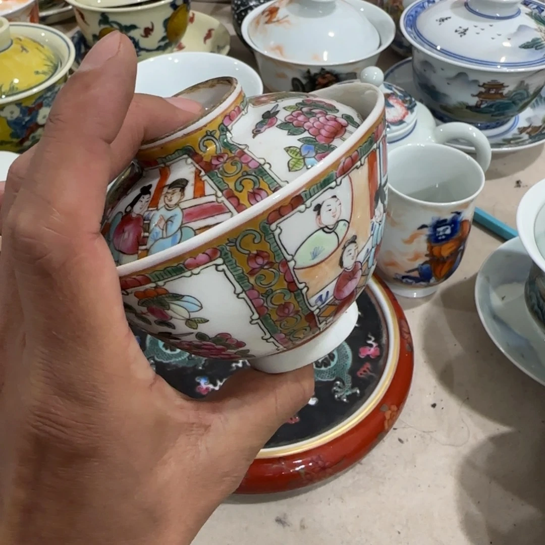 其他陶手绘瓷器，手绘茶具全部处理