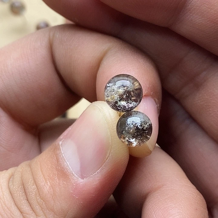 银S925镶嵌水晶珠宝半成品