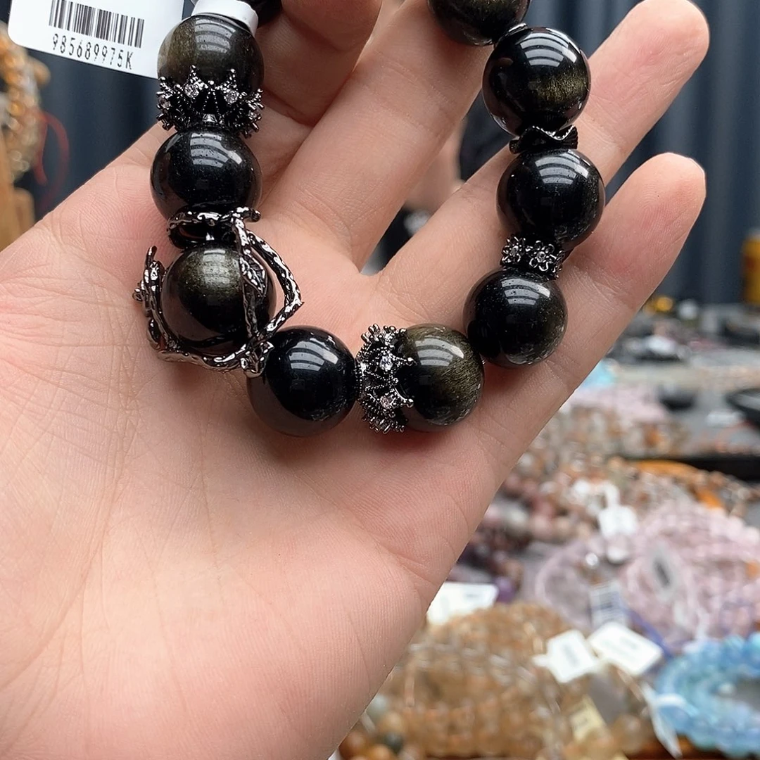 水晶手链未镶嵌坚**子