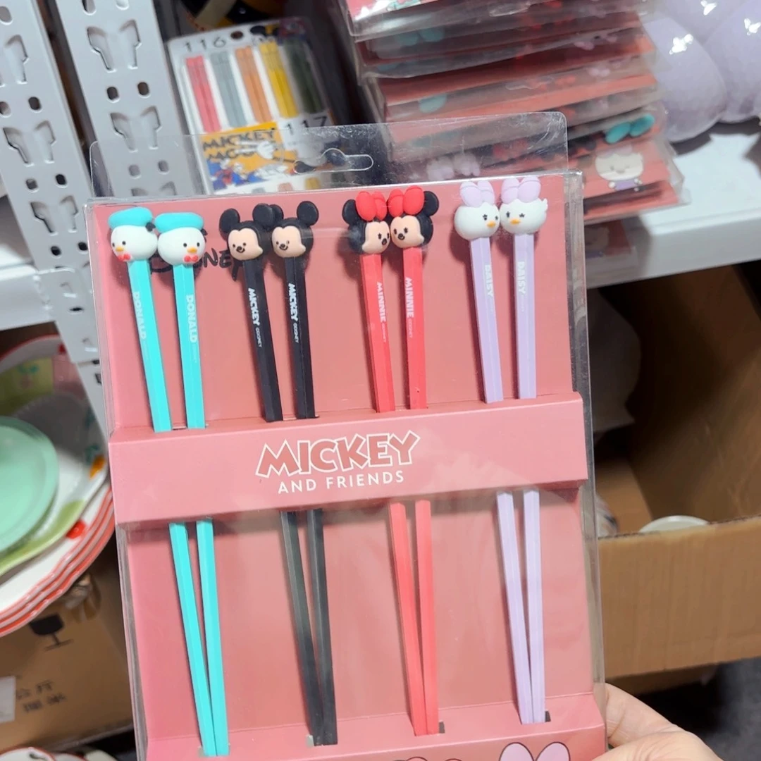 陶瓷餐筷四双卡通