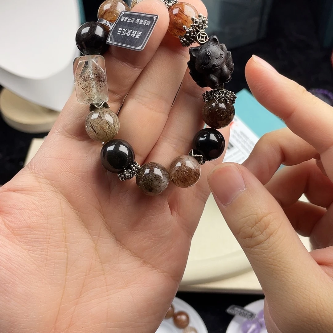 银S925镶嵌水晶手链