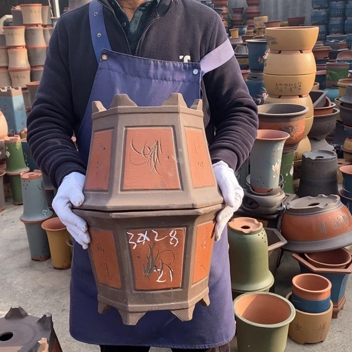 紫砂花盆紫砂花盆