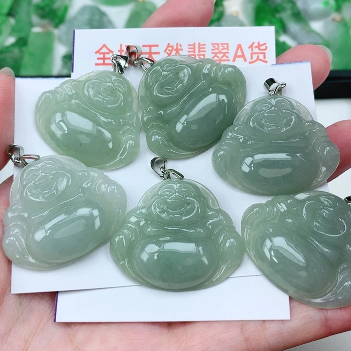 翡翠未镶嵌颈饰多样性发其1