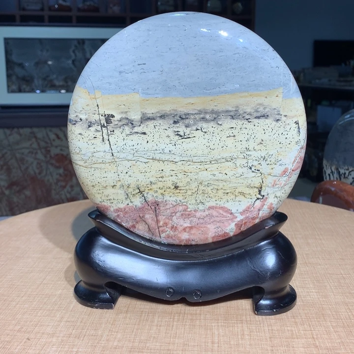 ，广西国画石摆件，收藏观赏