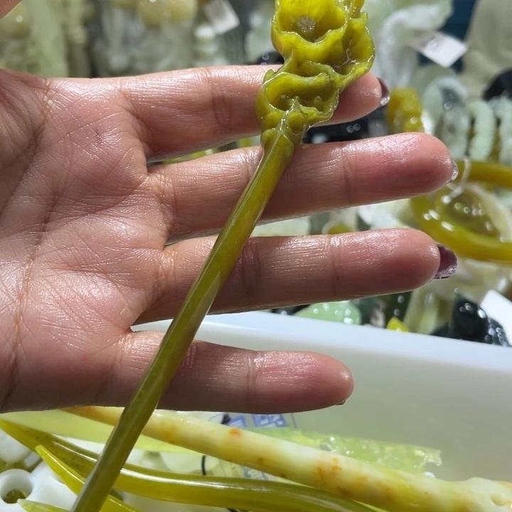 岫玉未镶嵌发簪发簪