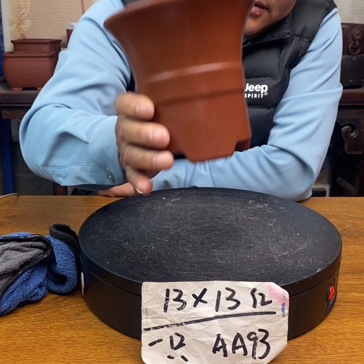 紫砂花盆货号一只AA93