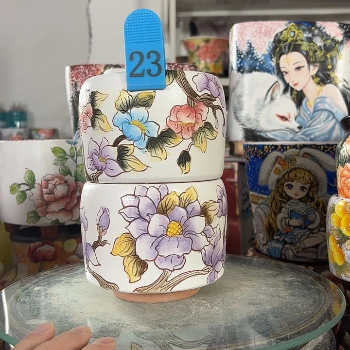 景德镇手绘花盆性价比超高