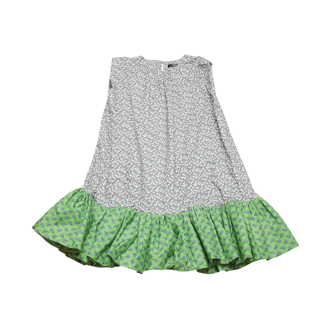 设计师品牌 COEMES 夏季无袖碎花连衣裙