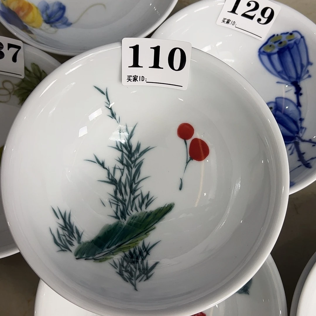 瓷片景德镇陶瓷手工手绘制作