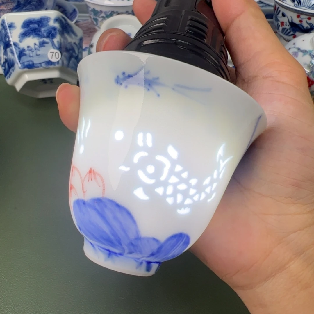 景德镇纯手工纯手绘茶具木木7