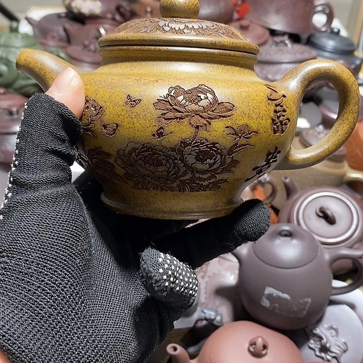 紫砂茶壶清**音完美无暇