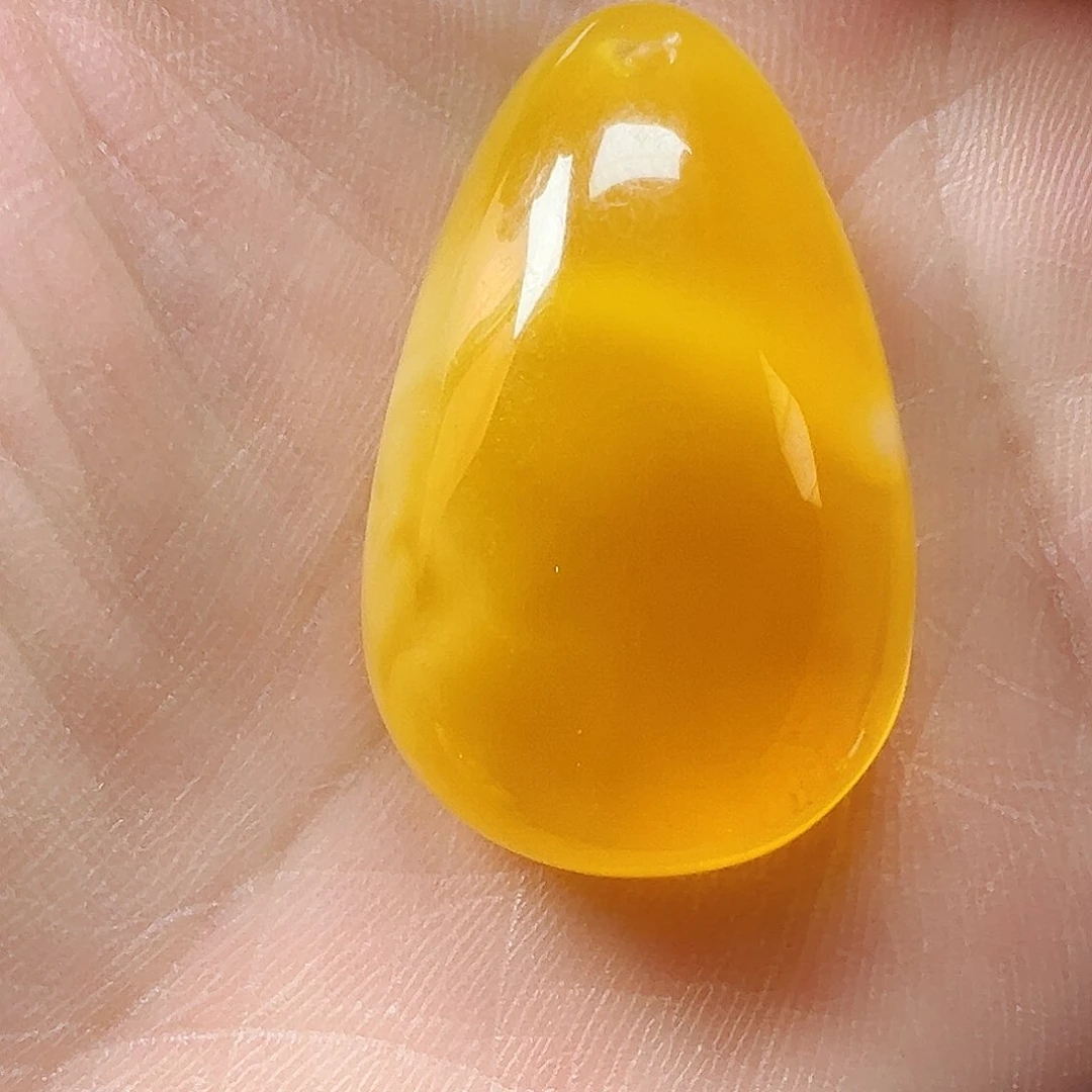 裸石琥珀未镶嵌蜜蜡水滴挂坠