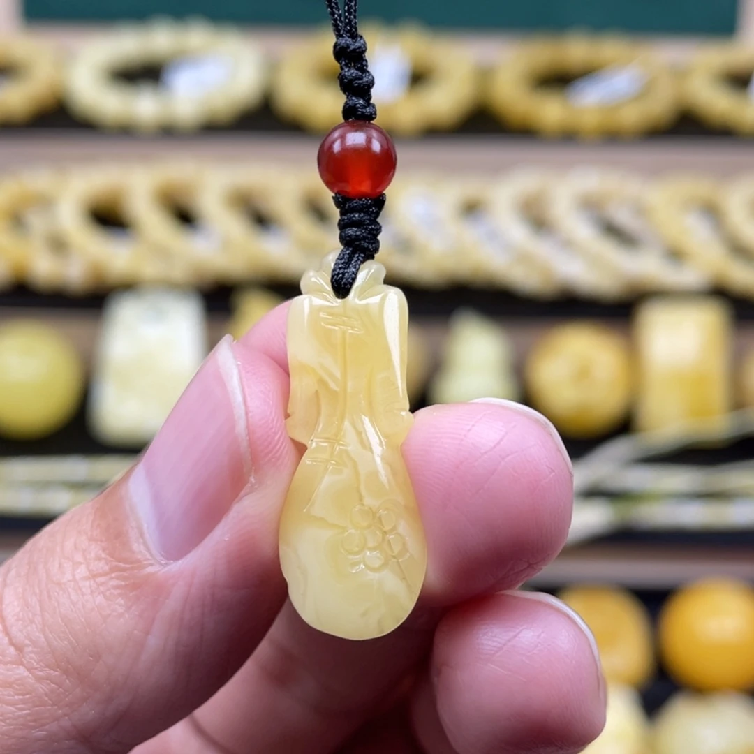 琥珀裸石未镶嵌琥珀蜜蜡