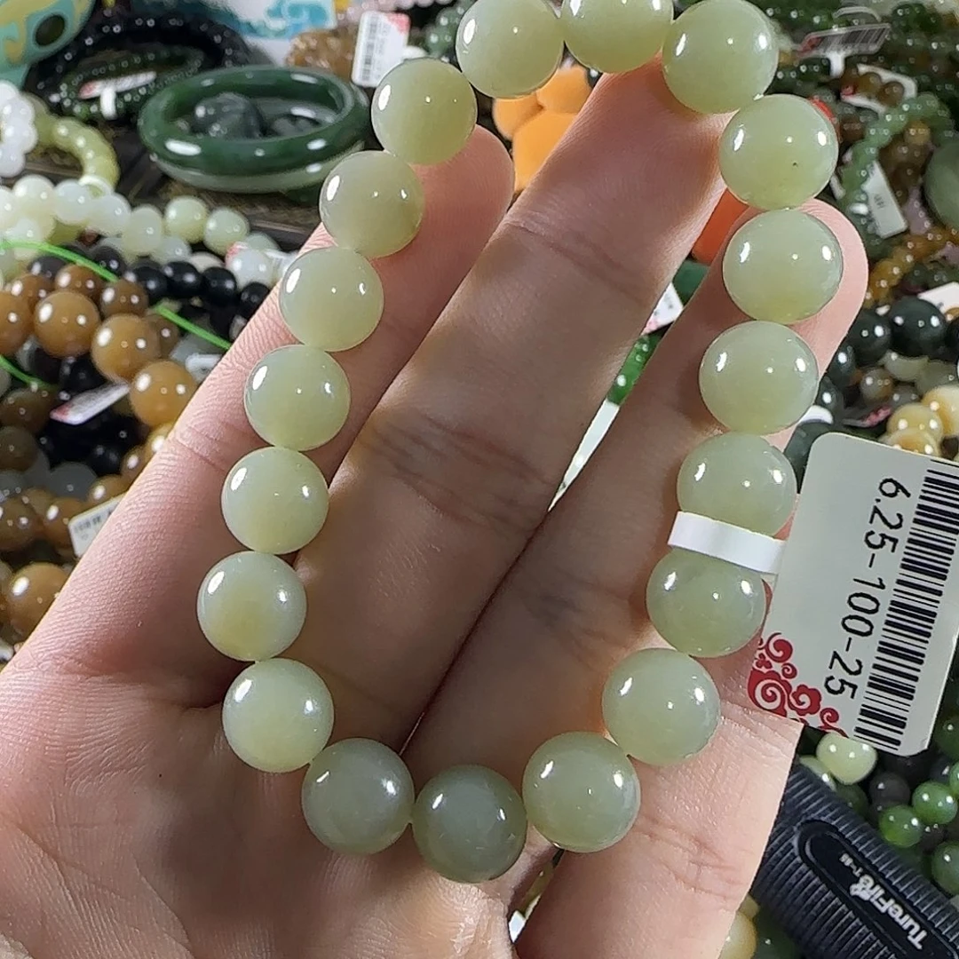 和田玉未镶嵌手链54