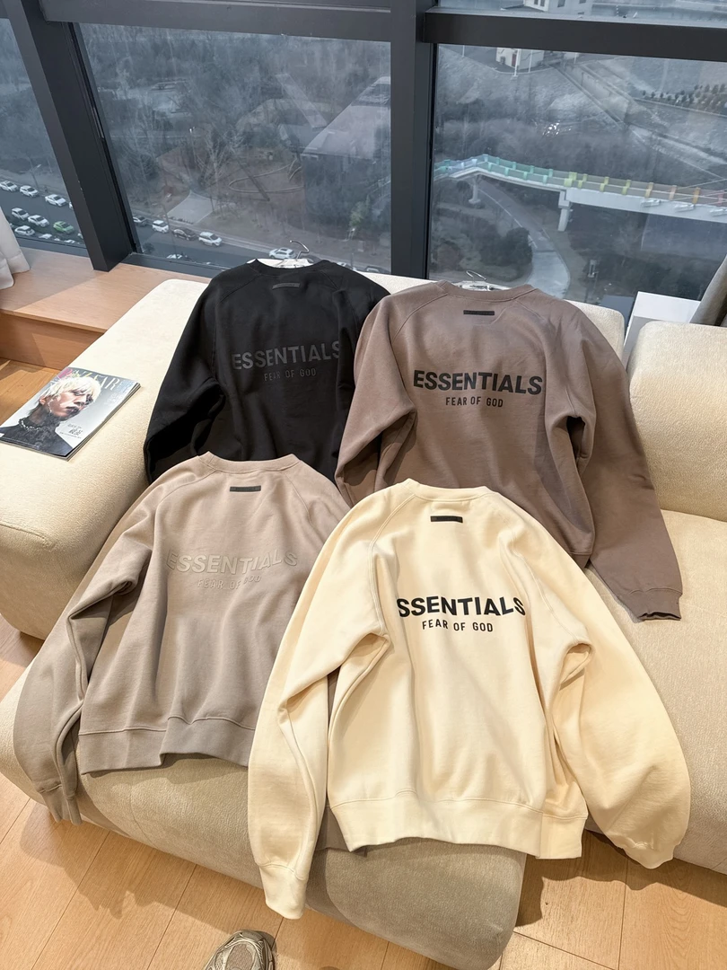 【SUNTEEZA】后背字母胶印高街宽松休闲圆领卫衣