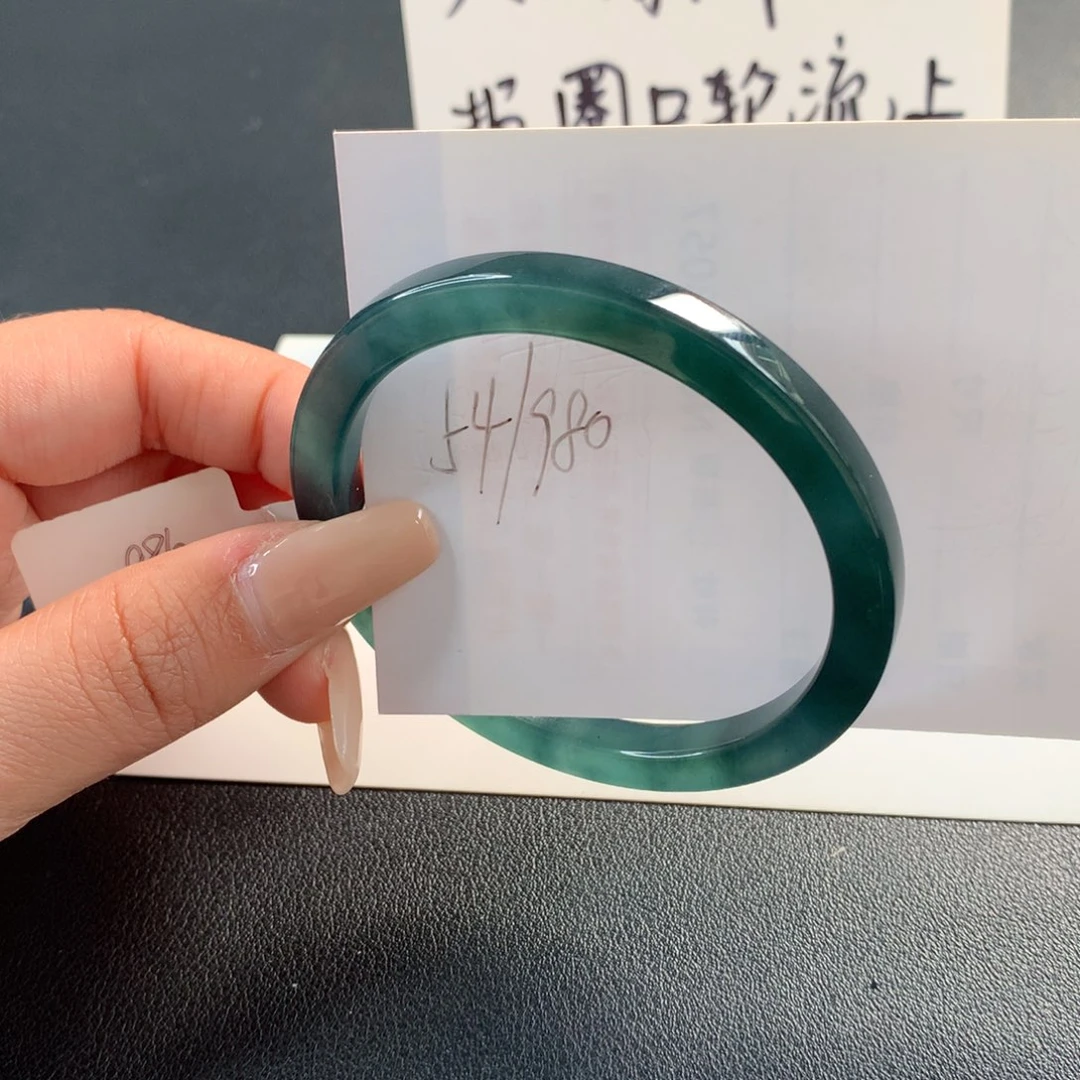 翡翠未镶嵌手镯天然翡翠