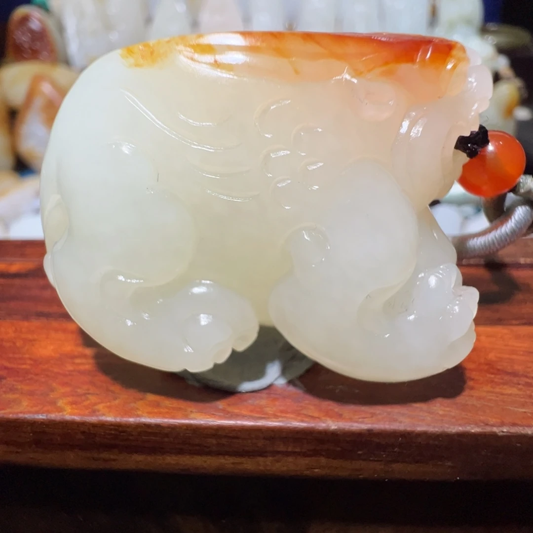 和田玉未镶嵌吊坠(不含链)