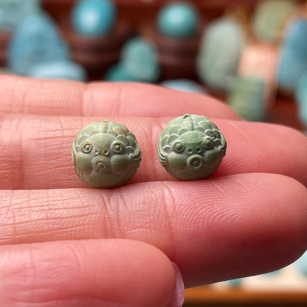 绿松石珠宝半成品未镶嵌