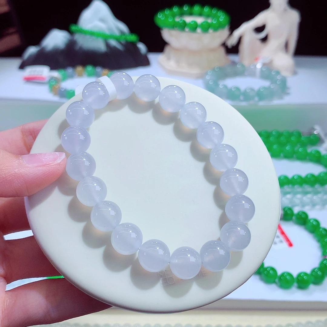 未镶嵌手链翡翠卡10mm