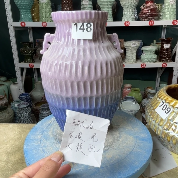 陶景德镇陶瓷花盆花器148