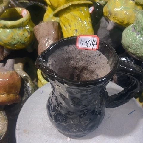 粗陶花盆手工花盆制作