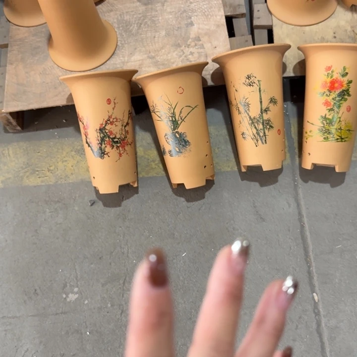 紫砂花盆 高度28口径18