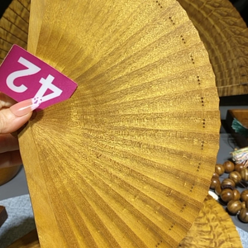 【闪购商品】金丝楠p****m金丝楠木扇子