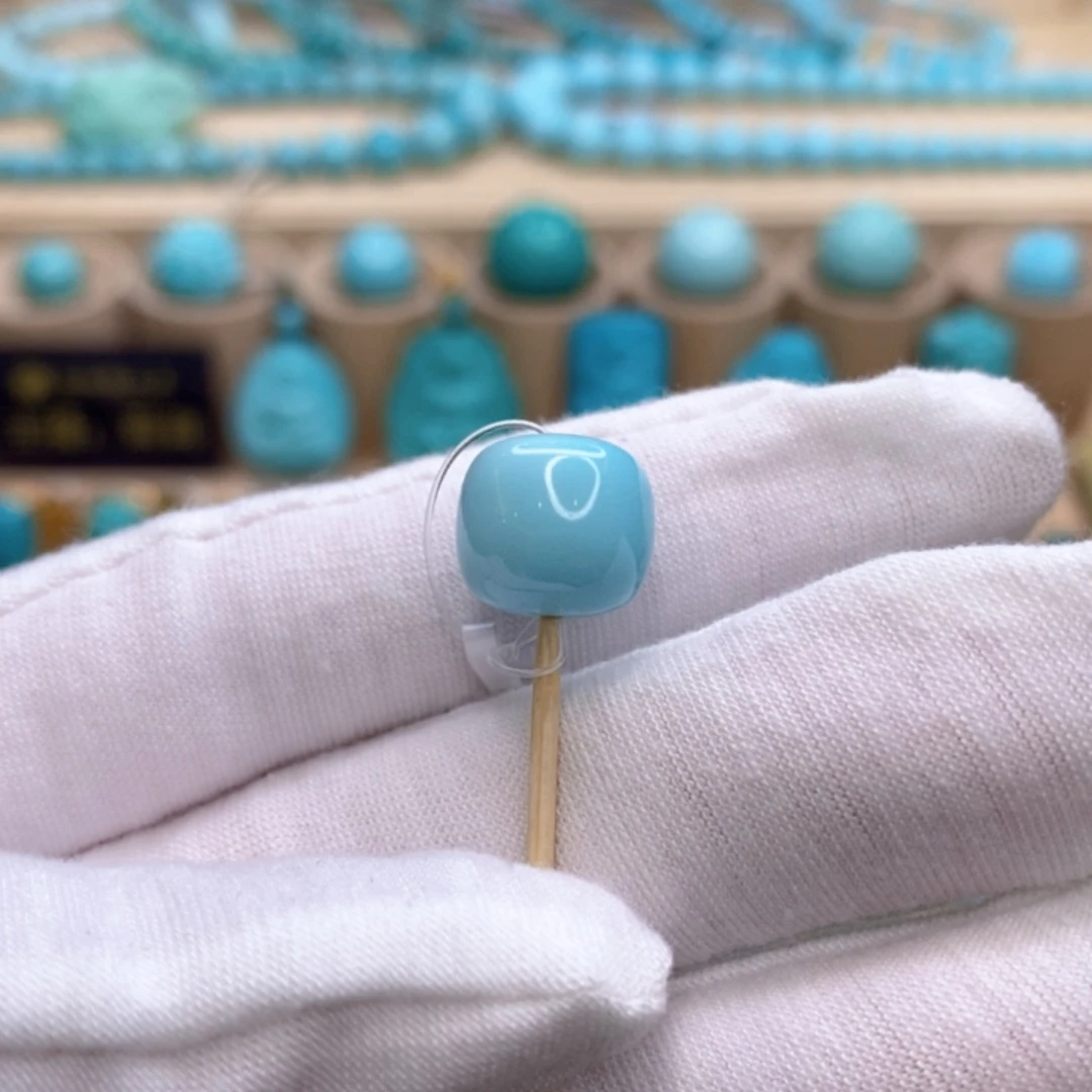 绿松石未镶嵌珠宝奇石11.7mm