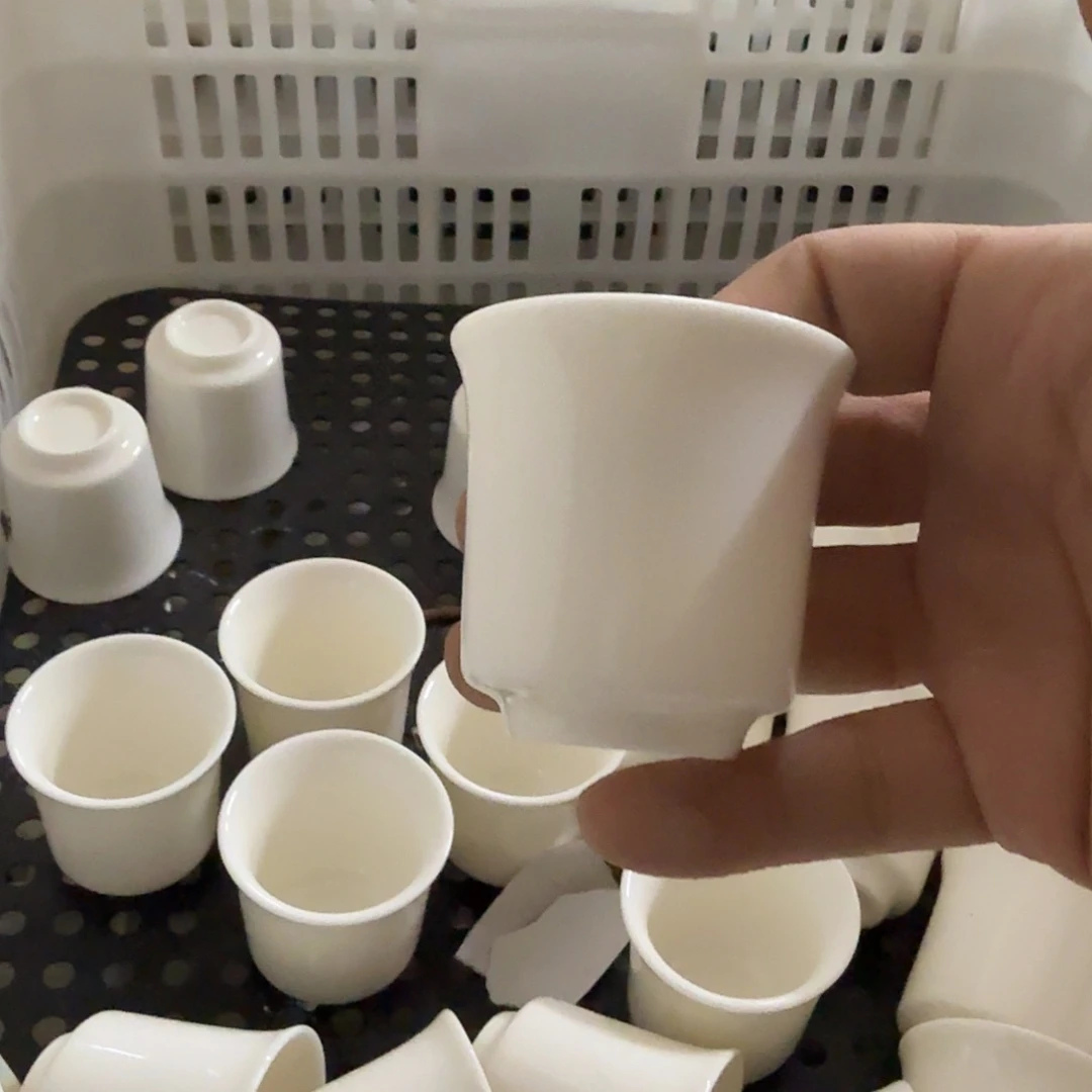 陶摆件领导杯30个白杯子