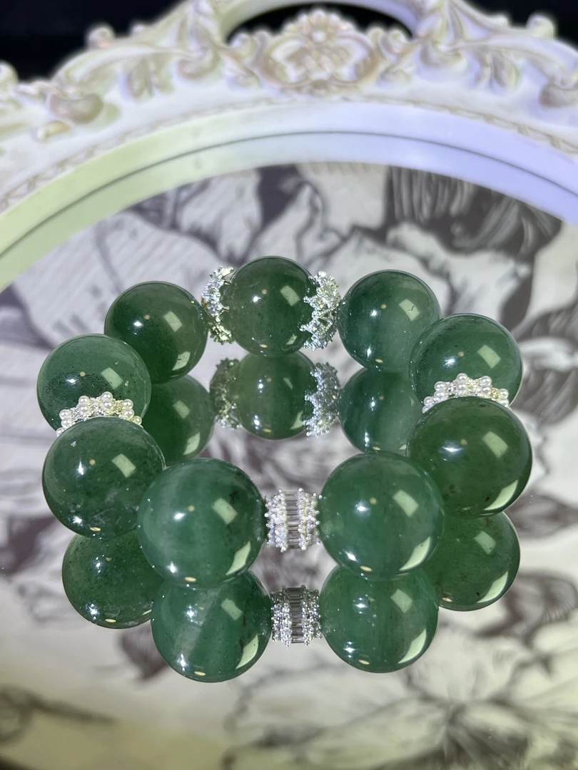 【绿意江南】238 天然石 水晶手串