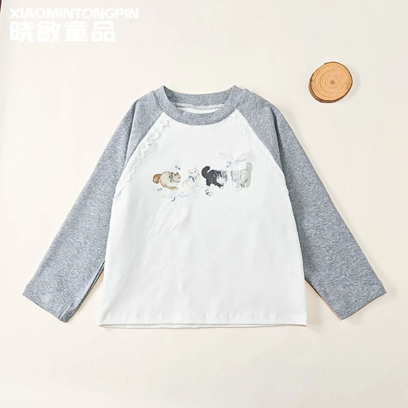 蝴蝶结毛衣T恤XM3042