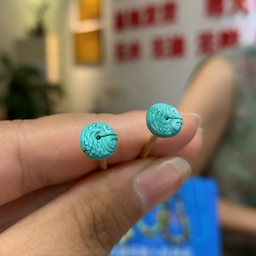 绿松石未镶嵌配饰