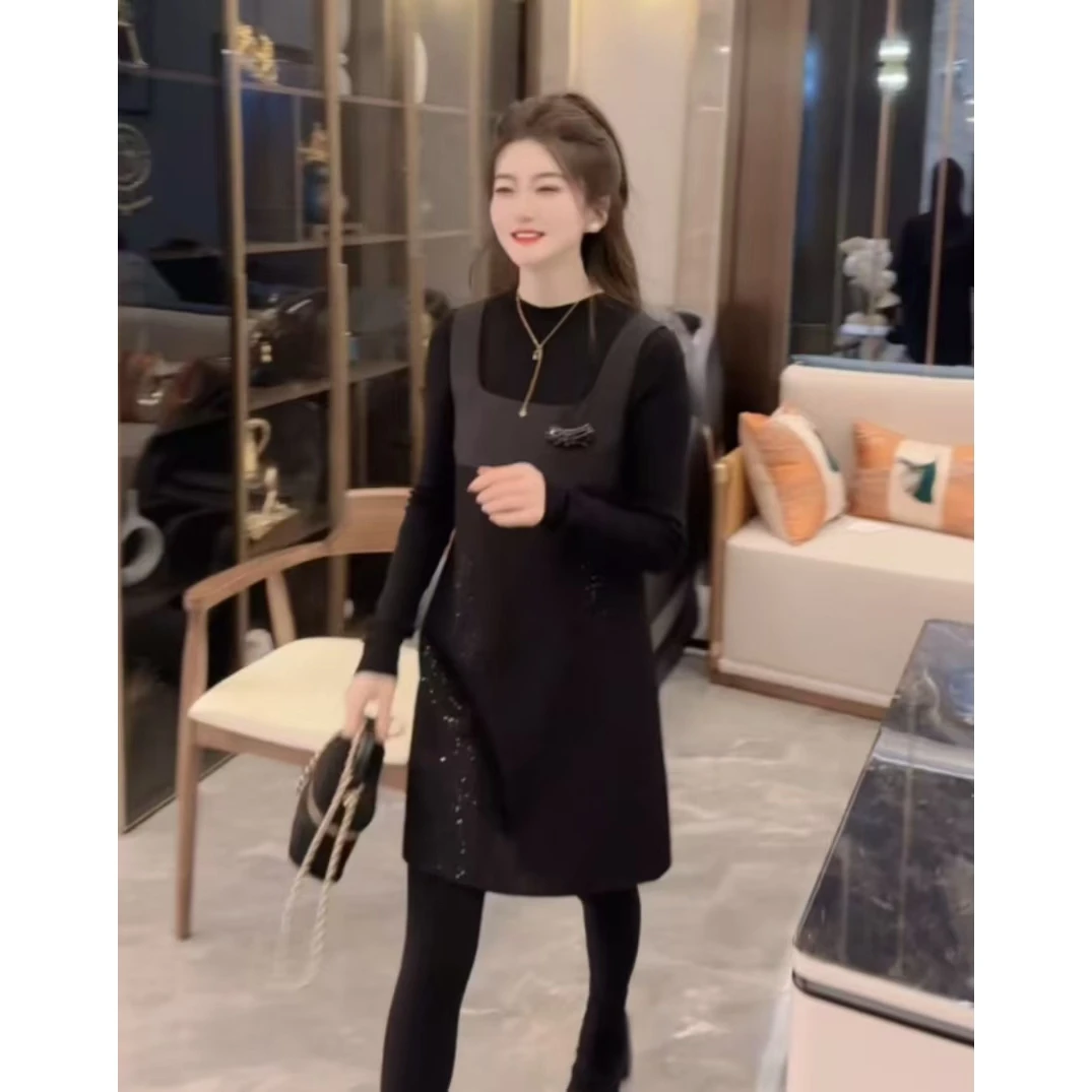 『闪耀星辰W』气质时尚百搭休闲舒适简约潮流洋气套装9407