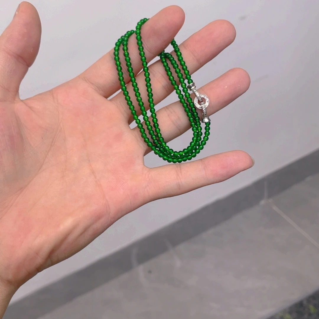 翡翠未镶嵌项链天然翡翠