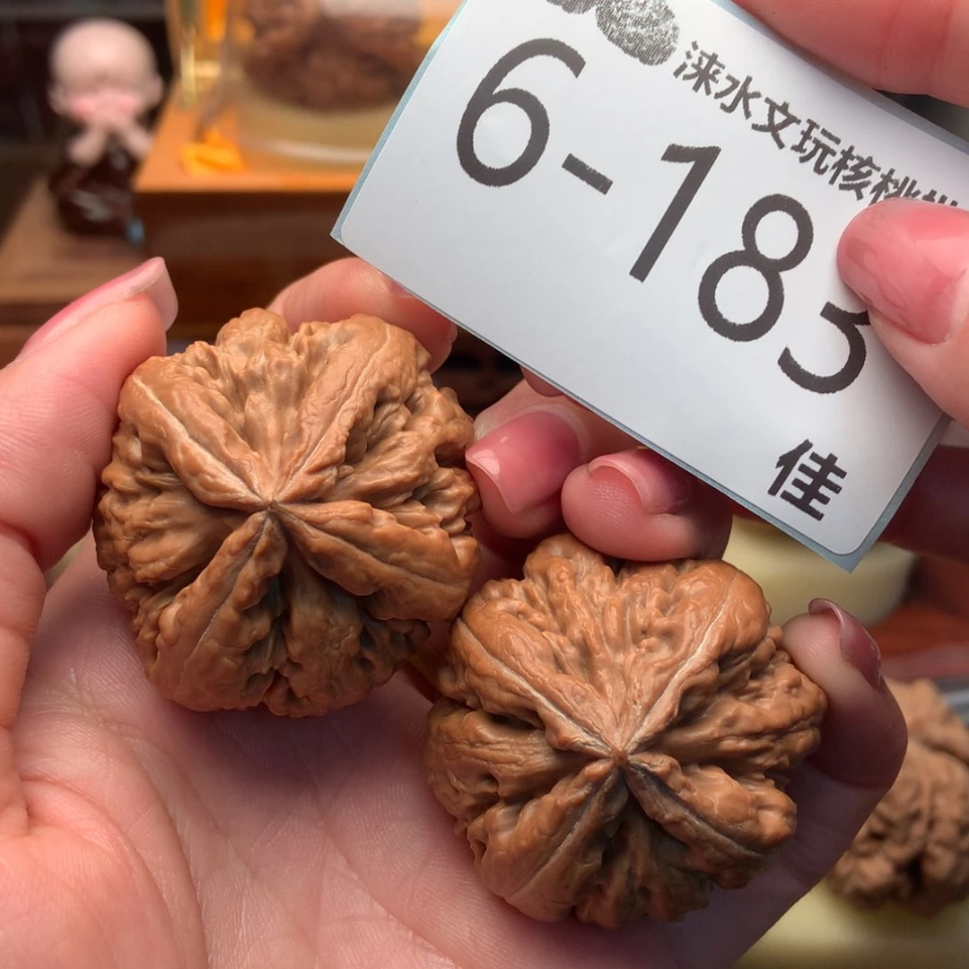 文玩核桃把件42霸王龙四棱
