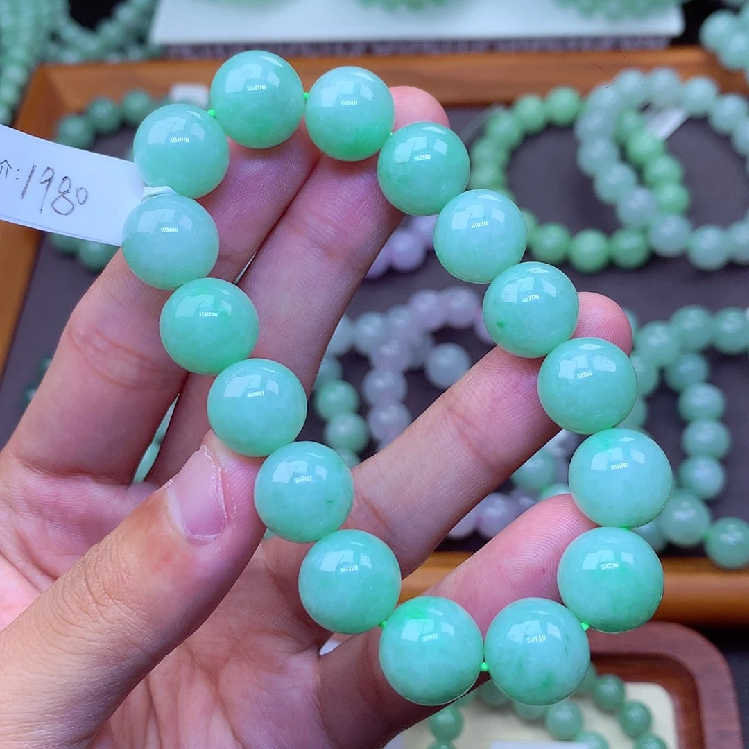 翡翠未镶嵌毛衣链