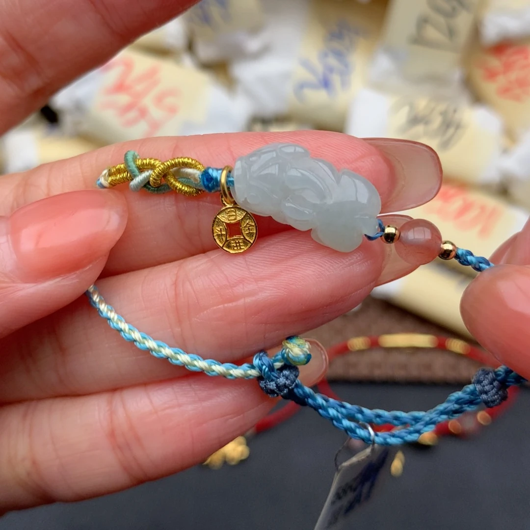 银S925镶嵌挂件翡翠