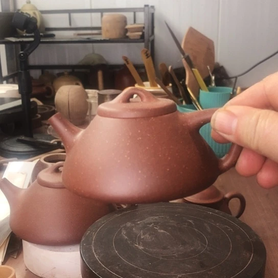 紫砂茶壶半手内推孔小子冶