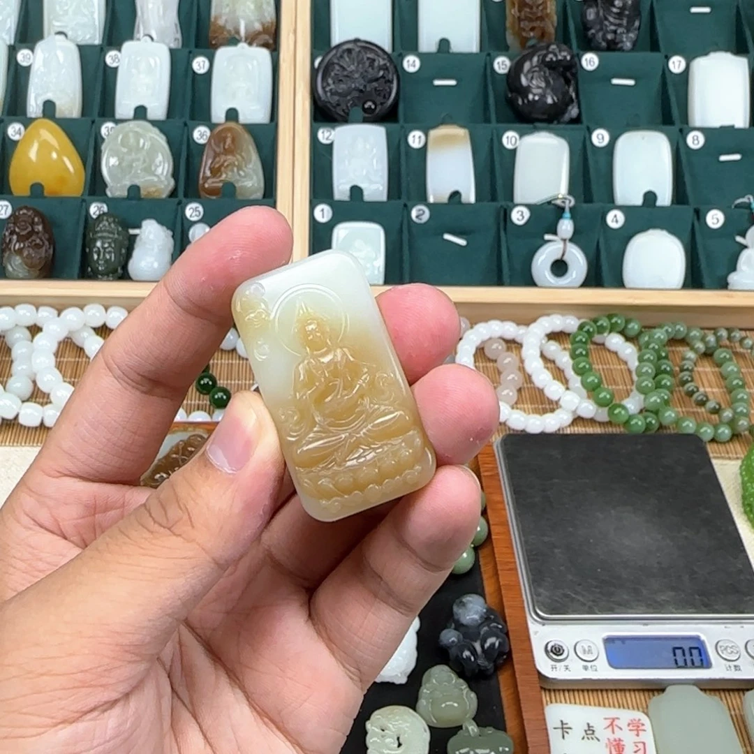 和田玉挂件未镶嵌